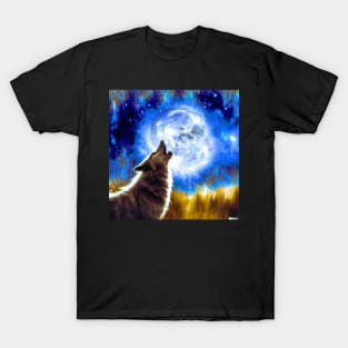 Wolf and Moon T-Shirt